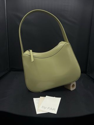 Bolso piel charol verde