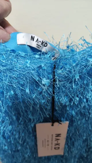 Abito NA-KD blu corto