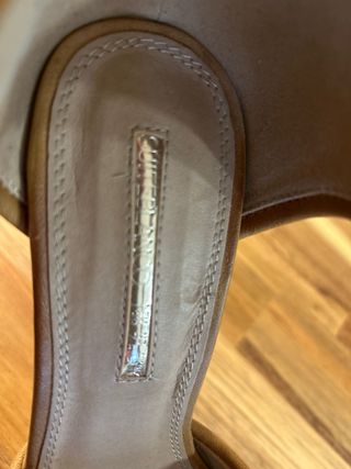 Zapatos de tacón y plataforma beige/marrón