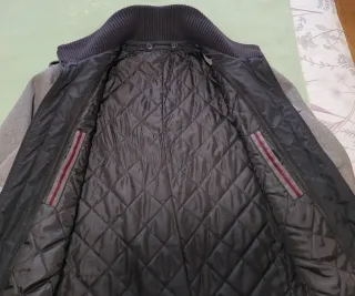 ABRIGO DE PAÑO GRIS DE HOMBRE SPRINGFIELD TALLA XL