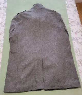 ABRIGO DE PAÑO GRIS DE HOMBRE SPRINGFIELD TALLA XL