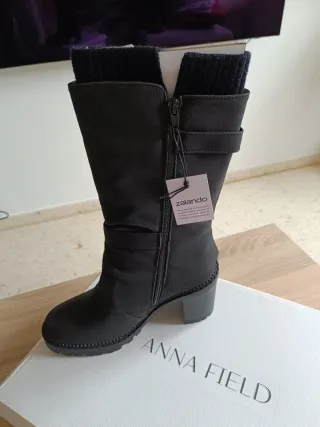 Botas Anna Field Negras Talla