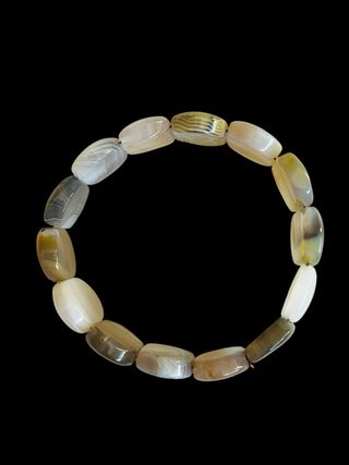 Pulsera Ágata Natural Botswana