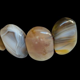 Pulsera Ágata Natural Botswana