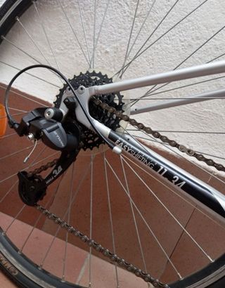 Bicicleta Btwin Trekking Gris