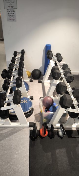 Soporte de mancuernas de hierro – 2 niveles – 2 m