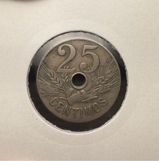 25 céntimos España 1927