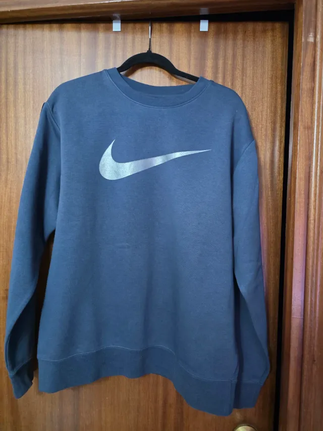 Sudadera Nike cuello redondo roja