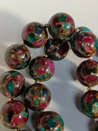 Collana pietre semilavorate