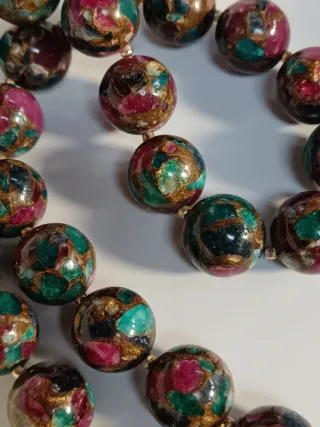 Collana pietre semilavorate