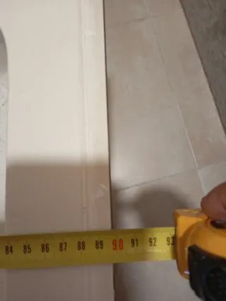 Mueble de baño madera y mármol