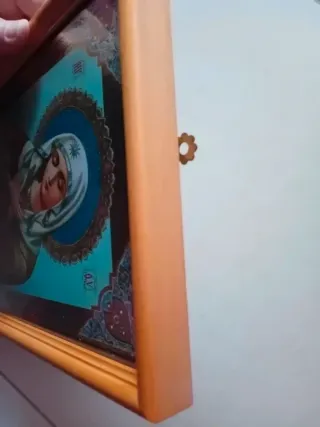 Icono Quadro Madonna con cornice in legno