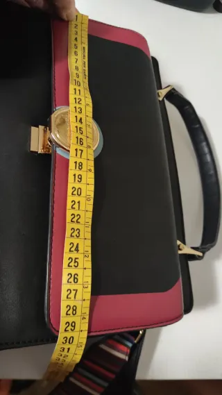 Borsa Gai Matiolo tracolla nera multicolor