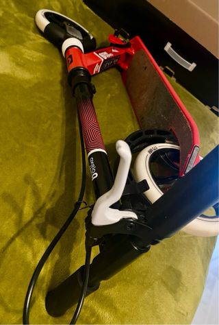 Patinete Oxelo Mid 9 Rojo.