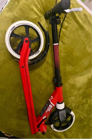 Patinete Oxelo Mid 9 Rojo.