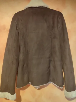 Cazadora Borreguito Marrón Talla M