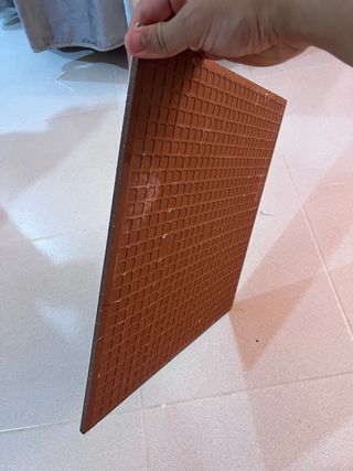 Baldosa de cerámica gris claro