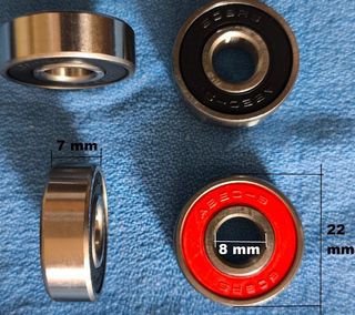 60 conos entreno patines más 40 rodamientos 608