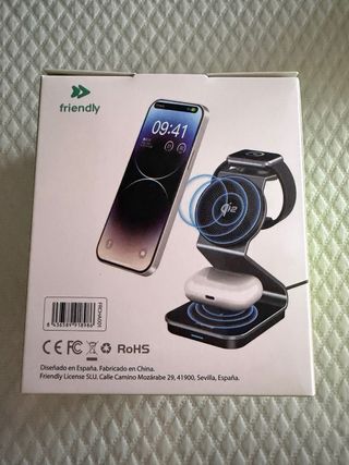Cargador Inalámbrico 3 en 1 Qi2 Friendly