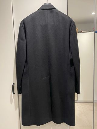 Abrigo Cortefiel Negro Hombre.