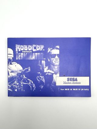 Robocop vs Terminator Master System Sega