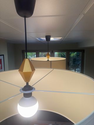 2 Lámparas Techo Oficina Tulipa Grande