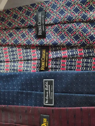 Lote de 7 corbatas de vestir