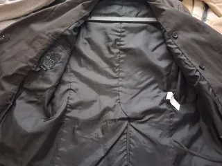 Gabardina mujer azul gris T.42