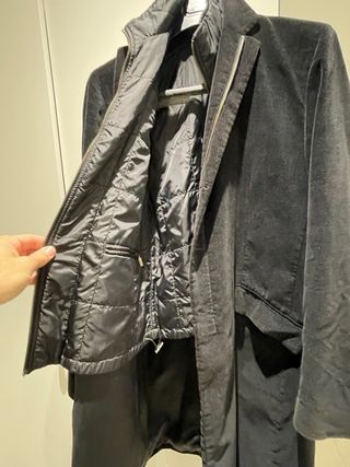 Abrigo Adolfo Dominguez Negro