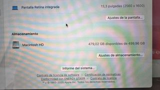 MacBook Air 13 Plata/Gris Espacial