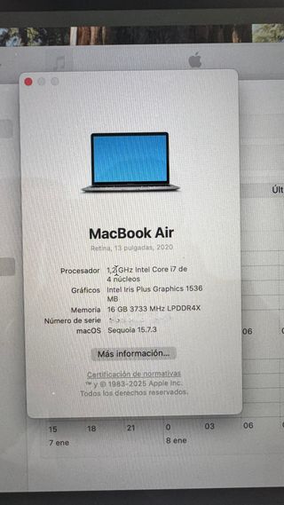 MacBook Air 13 Plata/Gris Espacial