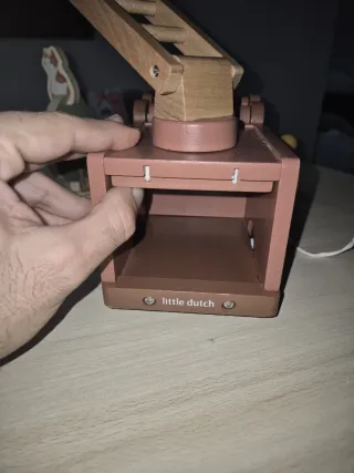 Camión de bomberos de madera para niños, simbolico