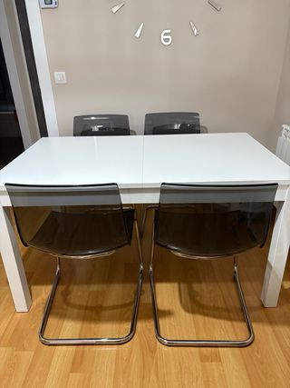 4 Sillas Comedor Ikea Transparentes