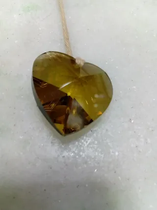 Cuore Cristallo Swarovski Ambrato