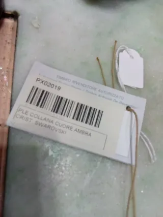 Cuore Cristallo Swarovski Ambrato