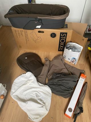 Carro Stokke con accesorios (mirar fotos)