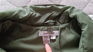 Cazadora bomber Zara verde mujer