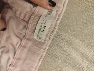 Falda vaquera rosa Zara Talla 13/14