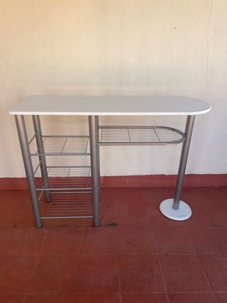 Mesa de Cocina Alta Estrecha