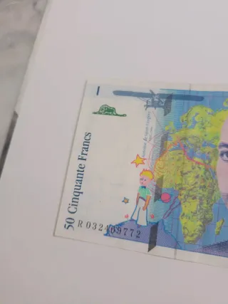 50 Francos Franceses - Billete 1997