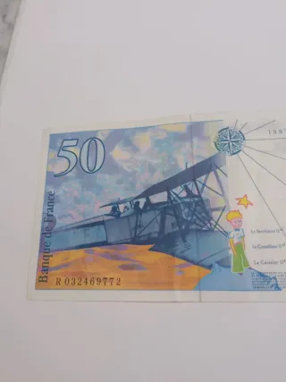 50 Francos Franceses - Billete 1997