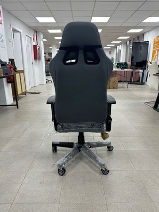 Silla Gaming Ergonómica Negra y Gris