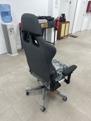 Silla Gaming Ergonómica Negra y Gris