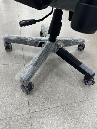 Silla Gaming Ergonómica Negra y Gris