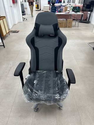 Silla Gaming Ergonómica Negra y Gris