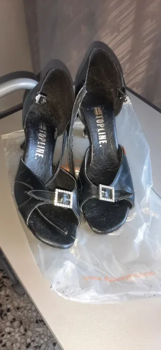 Zapatos de Salsa TOPLINE Negros