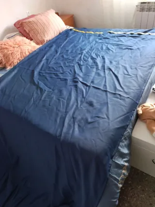 Cortine oscuranti blu, due pezzi