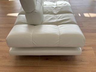 Divano Roma Divani&Divani Pelle Bianco
