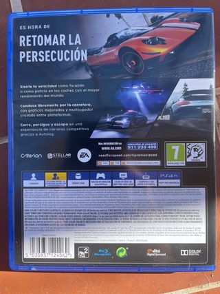 Need for Speed Hot Pursuit Remastered PS4