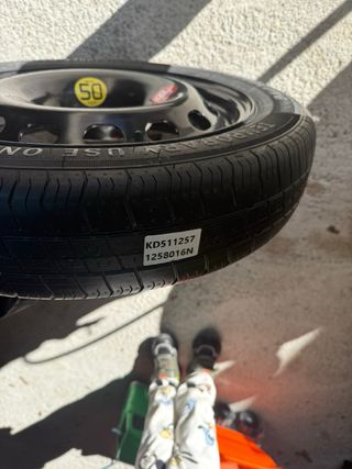 Rueda de repuesto Seat Ateca T125/80R20 97M